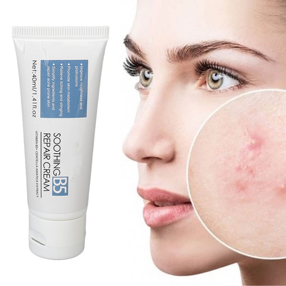 Cream 40Ml Soothing B5 Repair Hydrating Brightening Facial Moisturizer
