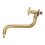 S Spout Antique Wall Faucet - Copper, Single Cold 15