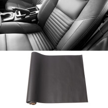 Self Adhesive Leather Repair Patch 19.7"x47.2" Black for Couches & Cars