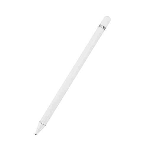 Universal Capacitive Stylus Pen for Touchscreens, White, 5V, 0.2A