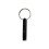 (Black) Waterproof Aluminum Emergency Whistle with Keychain 1