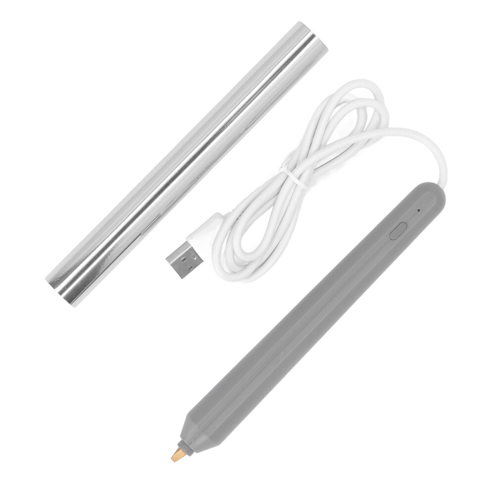 Hot Foil Pen Usb Crafting Tool Silver Abs For Embossing & Writing 3151388576391
