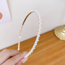 (Irregular Size Pearl) Diadème Perles Femme Spa Cosplay
