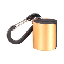 (Gold) Dual Hole Aluminum Fishing Rod Holder