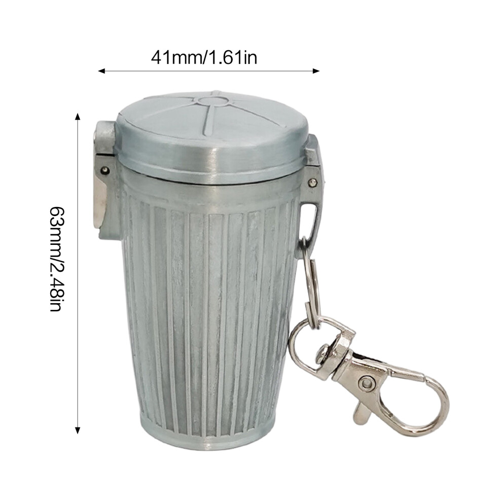 (Silver) Travel Ashtray With Lid - Portable Car & Pocket Use Silver 6431700930214