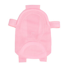 Baby-Badetischsitz mit Netz, rosa, rutschfest, abnehmbarer Badewannengurt