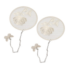 2pcs Leaf Vein Vintage Metal Bookmarks 4.5cm Delicate Hollow Set
