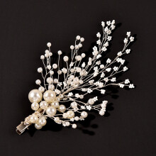 (Silver) Pearl Hair Clips for Wedding Bridesmaids