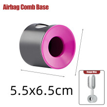 (Rose red base) Self Cleaning Hair Brush For Women One-key Cleaning Hair Loss Airbag Massage Scalp Comb Anti-Static Hairbrush