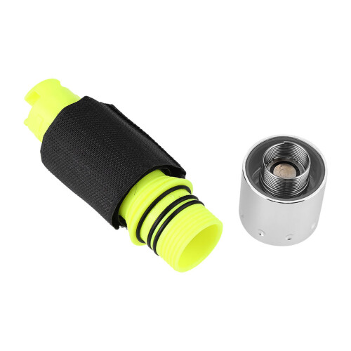 Portable 3-Mode Waterproof Diving Flashlight 12x3.6cm Fluorescence 2