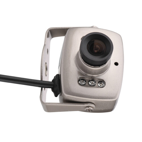 Mini 6LED Wired CMOS CCTV Security Camera Night Vision PAL 36x28x36mm 2