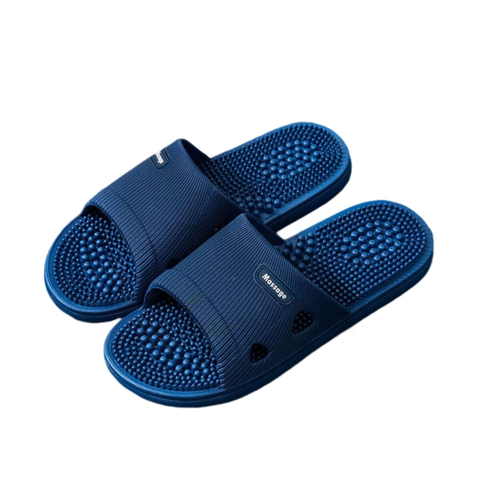 Reach-Tools (Dark Blue, 44 45) Foot Massage Slippers For Pain Relief