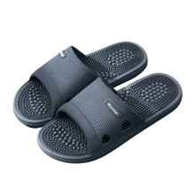 (Dark Grey, 42 43) Foot Massage Slippers for Pain Relief