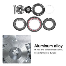 Aluminum Alloy Bike Head Tube Bearing Headset 44-55mm Black