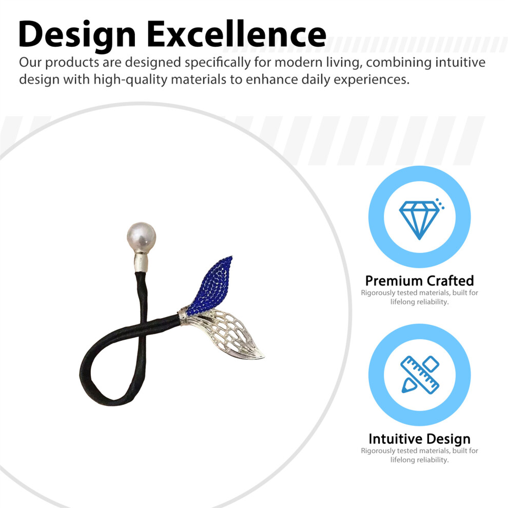Dachuang Beauty Blue (Blue) Heatless Curling Tool For Women, No Heat, Travel-Friendly