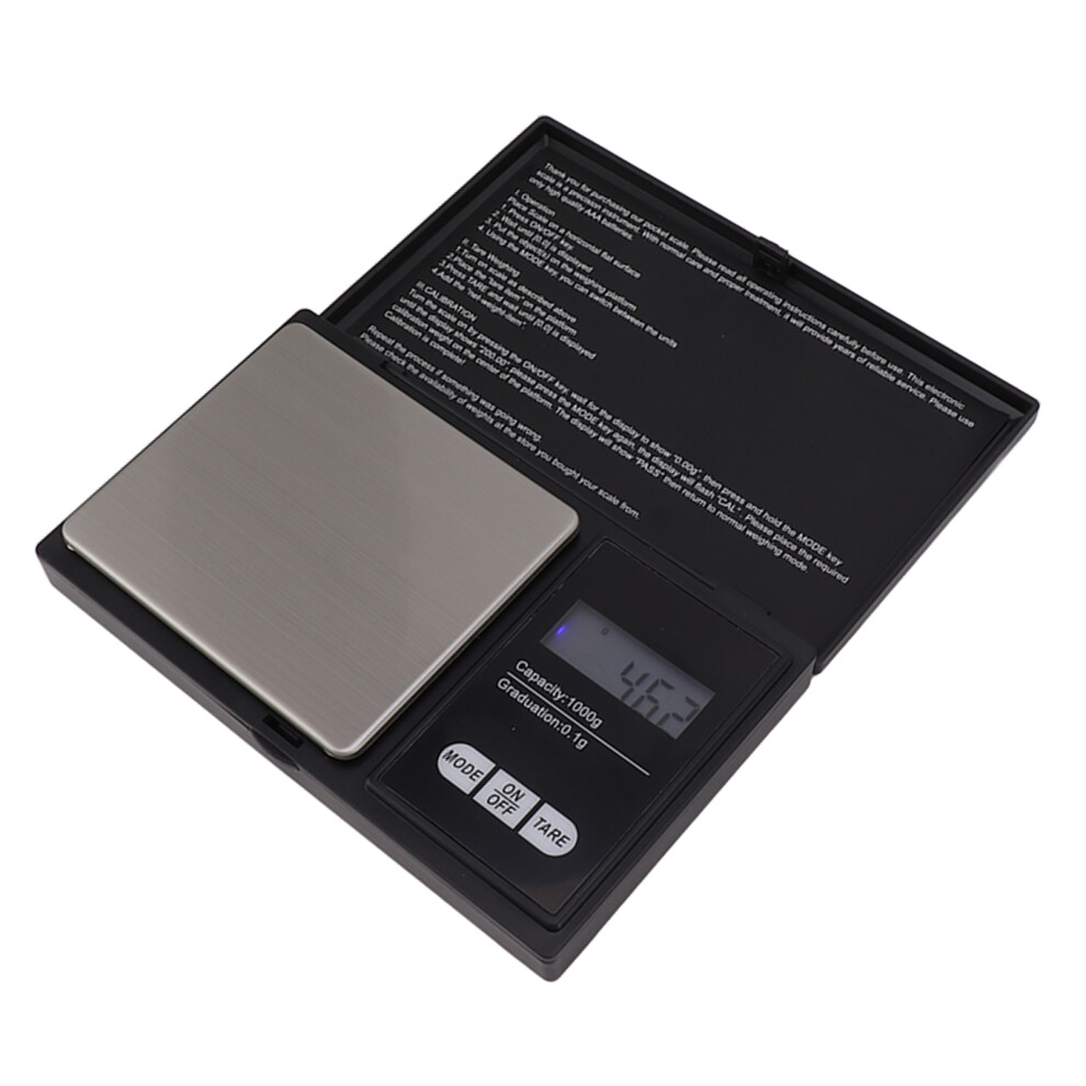 Digital Jewelry Scale 0.1G-1000G Lcd Pocket Unit Conversion 9401388571563