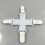 (White) Bed Sheet Holder - No Tangling for Home & Dorm 1