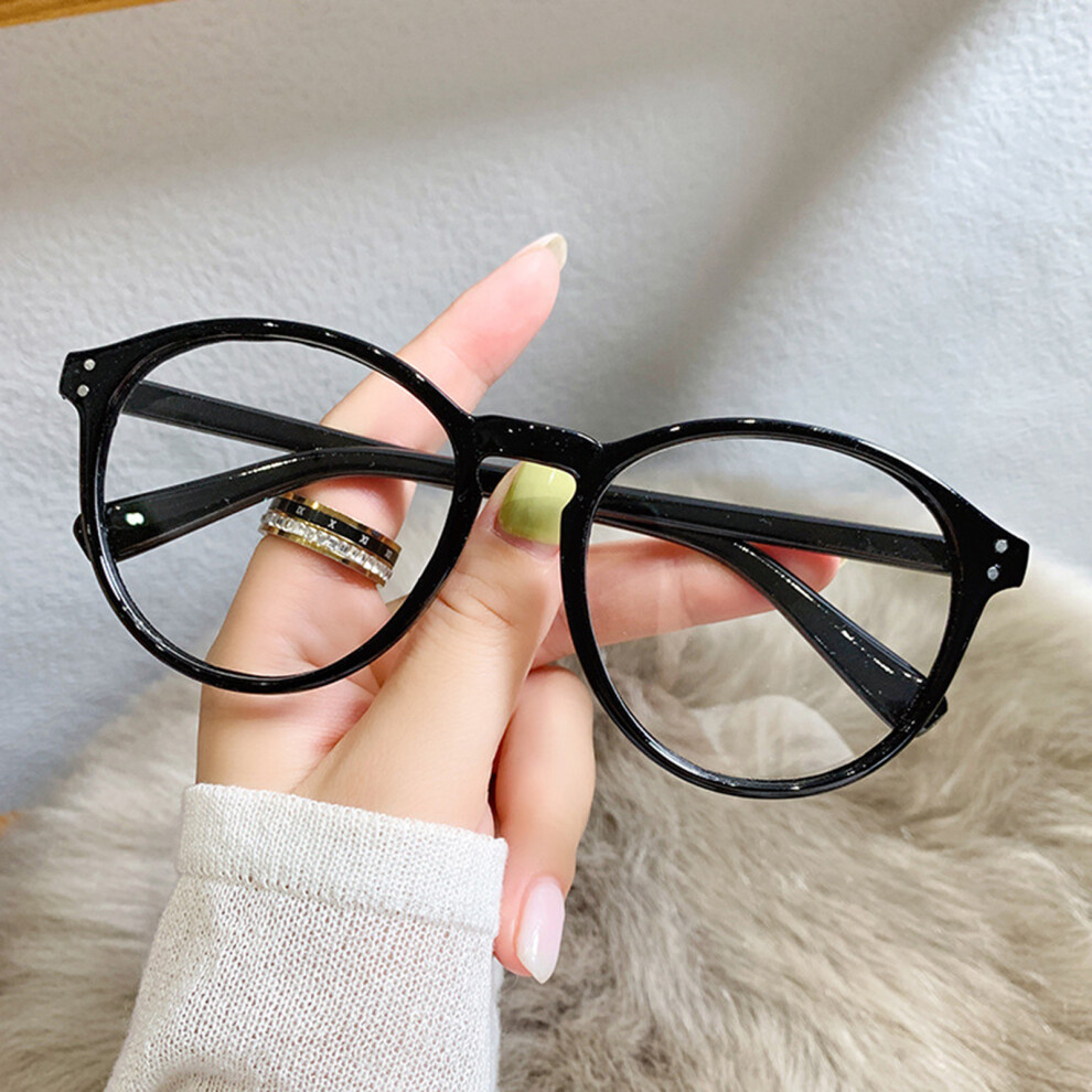 Hue-Grain (Classic Bright Black Box, Unlimited Anti Blue Light) Blue Light Blocking Glasses For Work & Dating