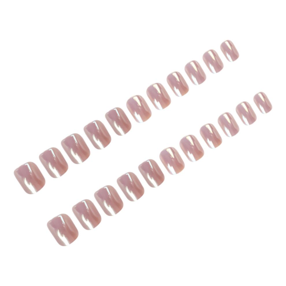 Dachuang Beauty Glossy Aurora Resin Nail Extensions, Long Lasting Diy Fake Nails
