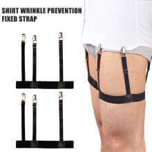 Strong Grip Shirt Stays - Adjustable Hidden Belt for Work