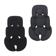 (Black telescopic pad) Baby Stroller Cushion - Universal Fit for Boys & Girls