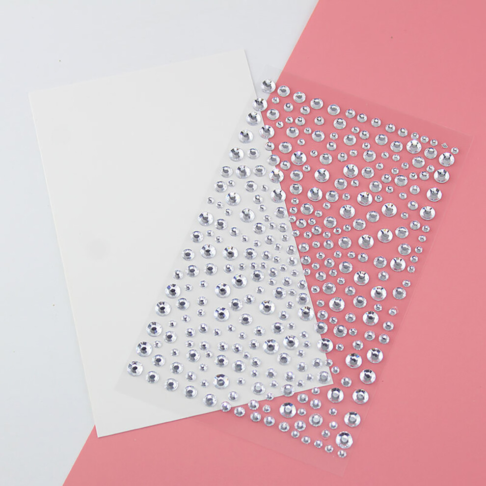 Dachuang Beauty (White) Colorful Rhinestone Face Jewels For Diy & Makeup