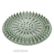 (Green) Shower Drain Hair Catcher Sink Strainer
