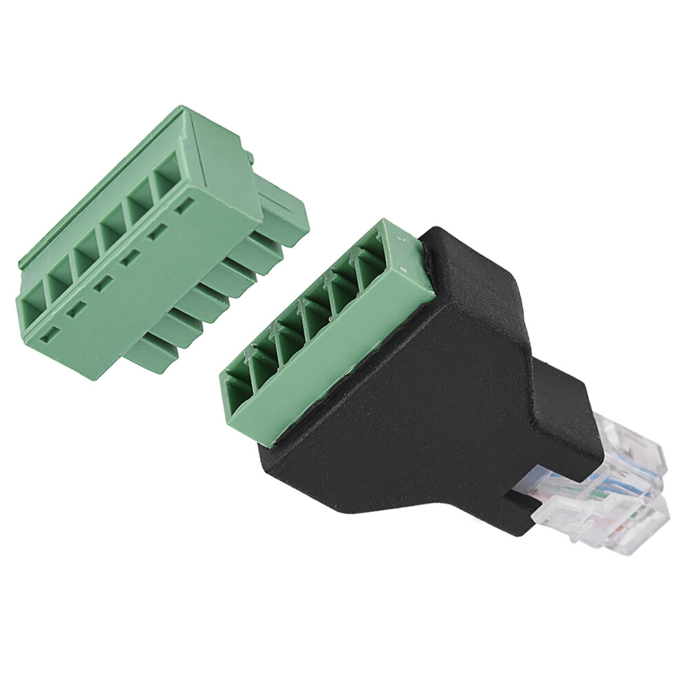 Ethernet Rj12 6P6c Male Screw Connector 7340572607416