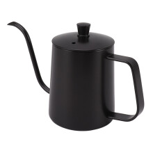 600ml Edelstahl-Kaffeekanne zum Überschenken, mit Bogen-Auslauf