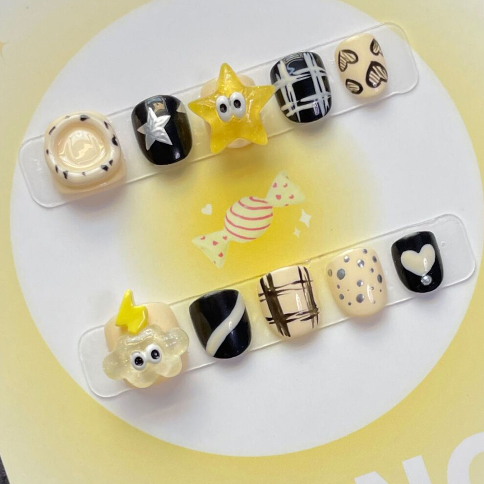 Dachuang Beauty (C41) Short Diy Nail Stickers For Women