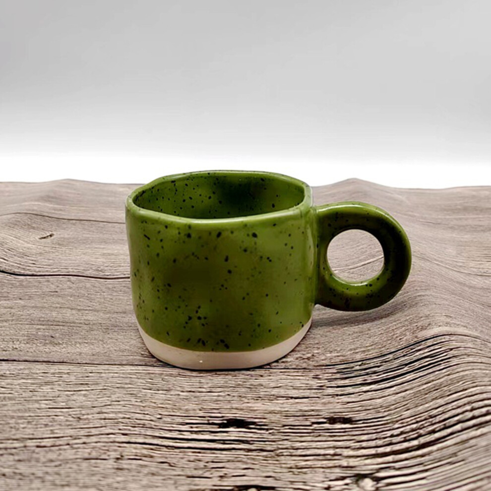 (Green) Korean Ink Splash Mug - Durable Tea & Water Cup-image-OPC-PSGJTVM-NEW