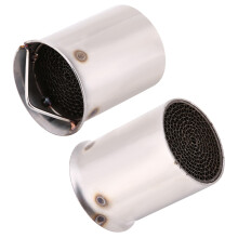 51mm Stainless Steel Motorcycle Exhaust Muffler Silencer 5 Sizes