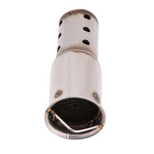 51mm Universal Stainless Steel Motorcycle Exhaust Muffler Silencer 2