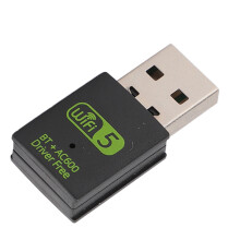 600Mbps Dual Band USB WiFi 5 Bluetooth 4.2 Adapter for Laptop/Desktop