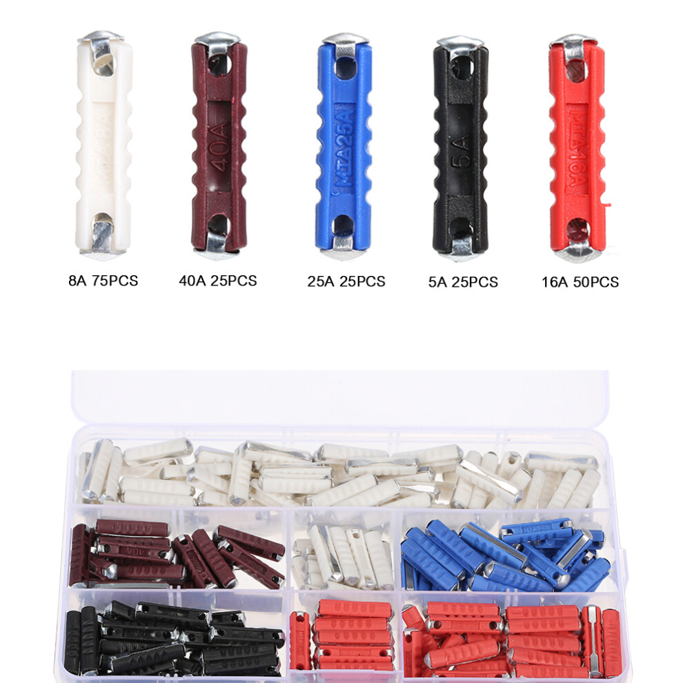 200Pcs Assorted Ceramic Fast-Acting Fuses Set, 5A-40A, Dia 6Mm 6921392930710