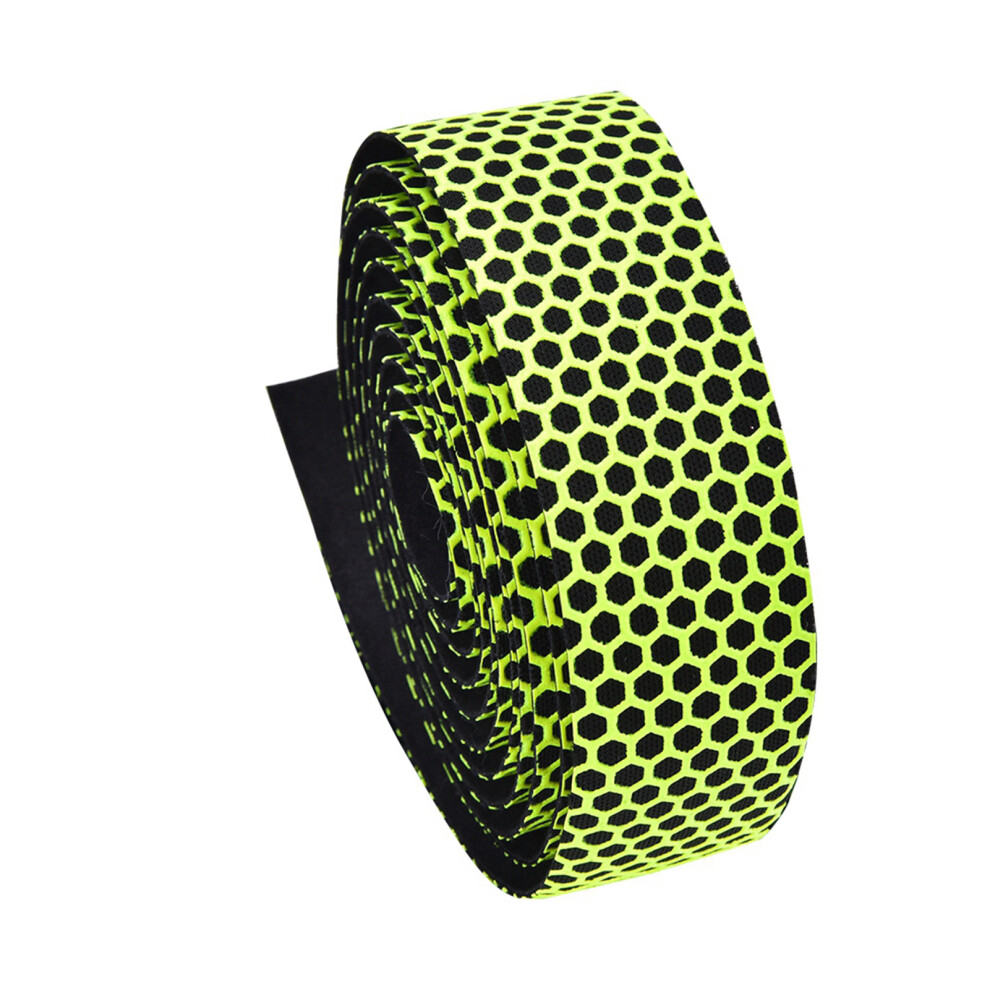 Handlebar Tape For Bicycle With Shock Absorbing & Skid Resistance 1 Pair Green 7901388576206