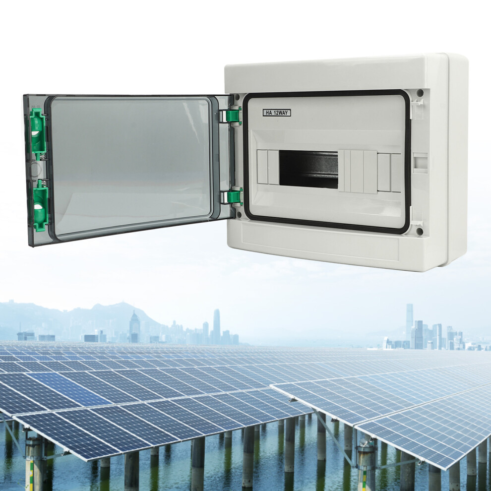 Outdoor Ip65 Power Distribution Box 12-Way Abs 298X258x127mm 4991376789261