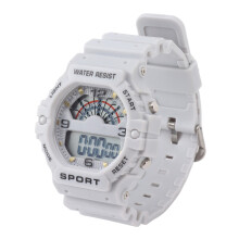 Sport Armbanduhr Herren Chronograph Grau