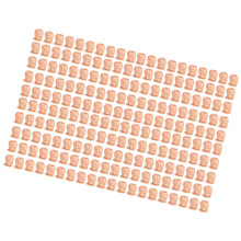 200pcs Doll-Shaped Tattoo Ink Cups, 20mm Height, Flat Base