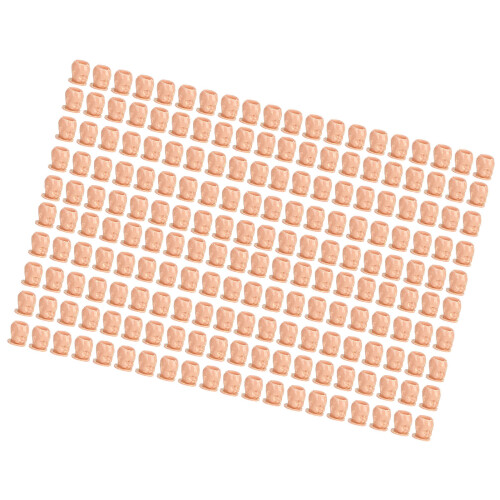 200pcs Doll-Shaped Tattoo Ink Cups, 20mm Height, Flat Base