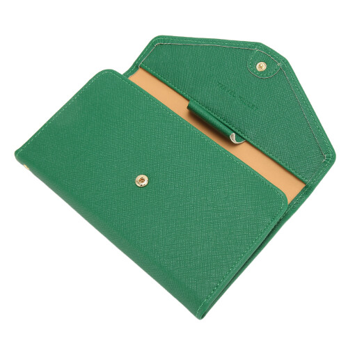 RFID Passport Holder Dark Green 7.7x4.4x0.8in 1