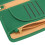 RFID Passport Holder Dark Green 7.7x4.4x0.8in 10