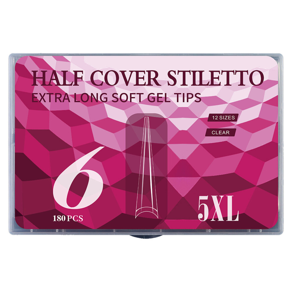 Dachuang Beauty (6) Transparent Nail Extension Tips For Salons & Diy (50 Chars)