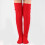 (Red) Women\'s Winter Thigh High Knit Socks 1