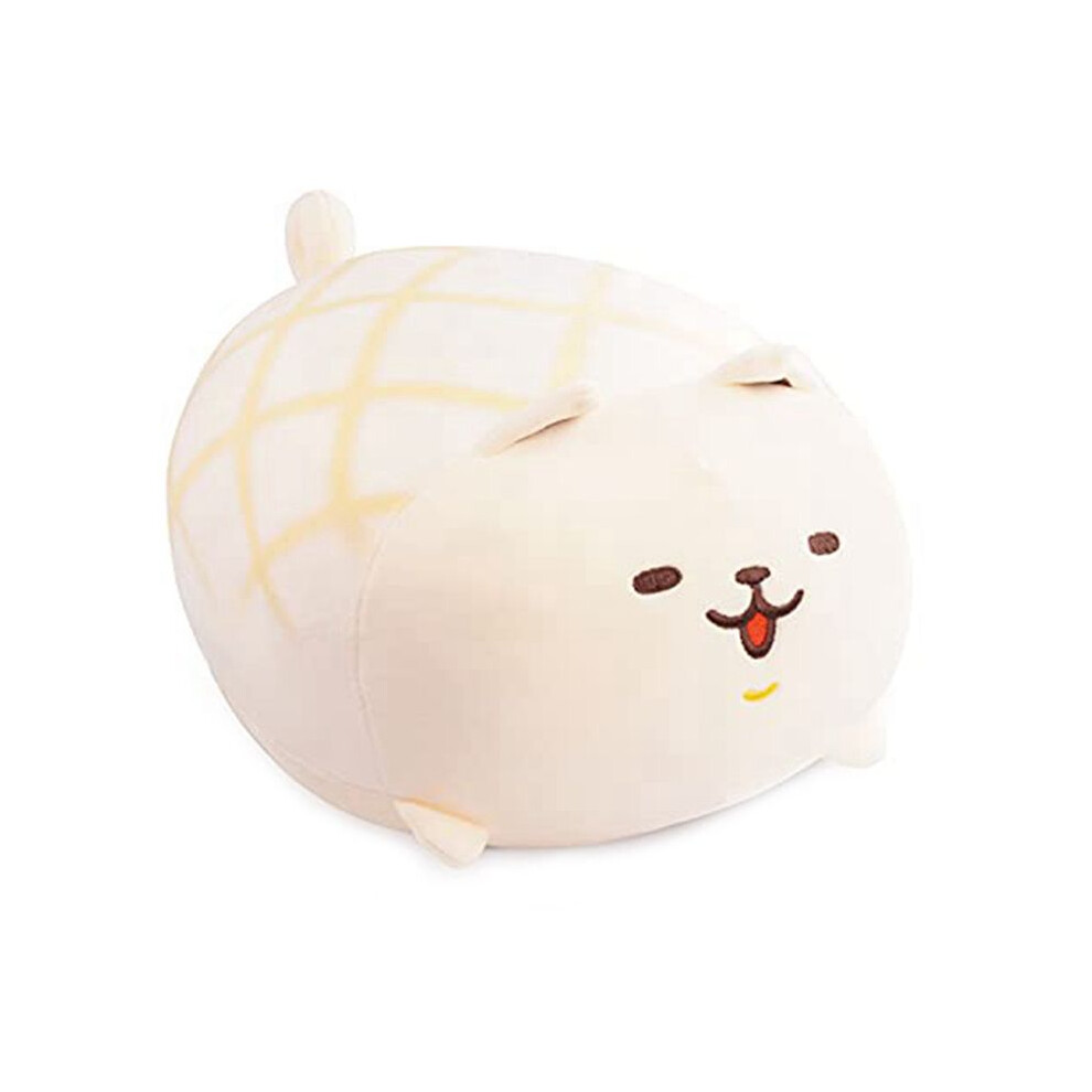 Stuffed Animal Shiba Inu Plush Toy, Soft Dog Shape Pineapple-Bun Bread Pillow, Cute Akita-Doll Best Gifts White 4712548034510