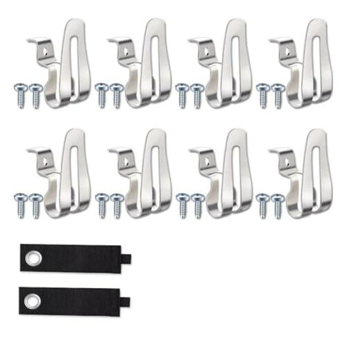 Replacement Belt Hook Clip,Stainless Steel Driver Belt Clip Drill Clip Hook Tool,for Power Tools Drill Driver Belt Clips 1