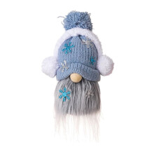 DéCorations de Gnomes, Figurines Tomte SuéDoises Faites à la Main, Gnomes de Ferme, Gnomes Scandinaves, Ornements en Peluche Bleus