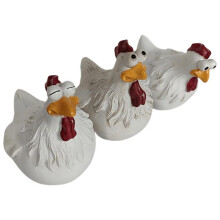 Decorazione per Recinto di Pollo, Divertenti Statue di Polli da Fattoria, Decorazione per Recinto di Polli in Resina, Statua di Animale Reale