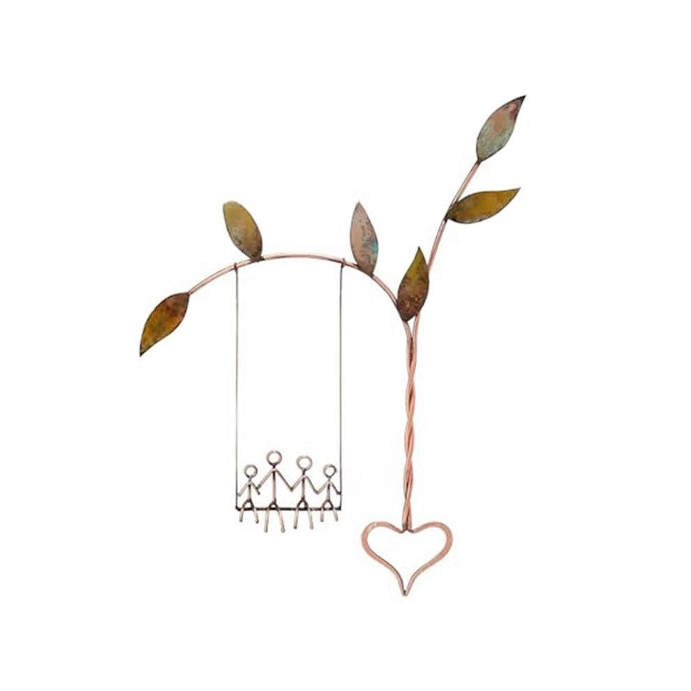 Wella Elements Farmhouse Wall Decor Rustic Iron Art Wall Hanging Decoration Rooted In Love Swing Sculpture Valentines Day Decor A