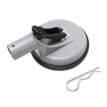 1 Stuks Zuignap Vlaggenmast Beugel Basis Aluminium Legering Teken Sucker Vlaggenmast Ondersteuning Houder Muurbevestiging Outdoor Metaal